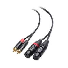 Cable Matters Cable Matters Dual XLR to RCA Cable 6 ft, XLR Female Female XLR to Cable