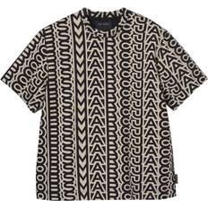 One Size T-shirts Marc Jacobs The Monogram Big T-Shirt in Black/Ivory Black/Ivory