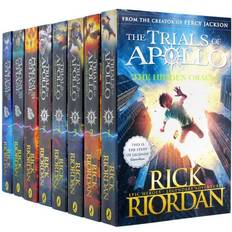 Rick Riordan Trials of Apollo & Magnus Chase Series 8 Books Set Collection Ages 9 (Paperback)