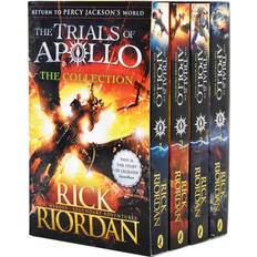 Rick Riordan Trials of Apollo Collection 4 Books Box Set- Ages 9-14 Paperback