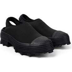 Unisexo Zuecos Flat Shoes Woman Black