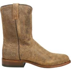 Tony Lama Monterey Round Cowboy Boots Brown