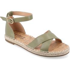 Green - Women Espadrilles Journee Collection Womens Lyddia Espadrille Flat Sandals