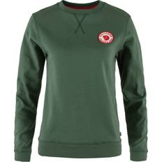 Fjällräven Donna Abbigliamento Fjällräven 1960 Logo Badge Sweater W - Deep Patina