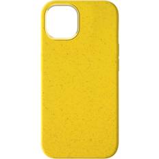 Avizar Silicone Bumper Case for iPhone 15, Recyclable, Classic Case Bio, Yellow