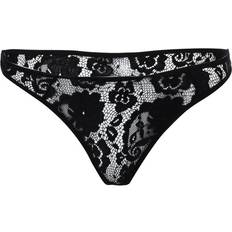 Men G-String Underwear Briefs Lace Thongs Panties Breathable Lingerie BK Black One