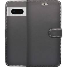 Google Pixel 7a Mobile Phone Covers GANGXUN Black For Google Pixel 7a Wallet Flip PU Leather Stand Card Slot Pouch Case