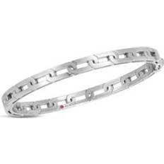 Roberto Coin Navarra 18ct White Gold Bangle Gold