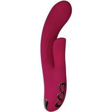 Adam & Eve 21 Cm Evolved Red Dream Burgundy Red Usb Rechargeable Rabbit Vibrator