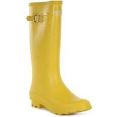 Women - Yellow Wellingtons Regatta Womens Fairweather II Printed Wellingtons Yellow Maize Maize Yellow