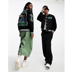 Obey Roll Call Varsity Jacket Men's College Jacket - Black
