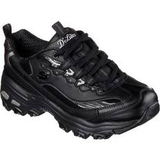 Skechers Damen D'lites-Fresh Start Schwarz Silberfarben