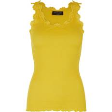 Rosemunde Copenhagen Silke Top w lace Sunshine Yellow-S