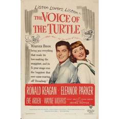 Posterazzi The Voice Of The Turtle Movie Brown/White/Red Poster 11x17"