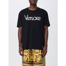 Versace Tribute` Embroidery T-Shirt Black