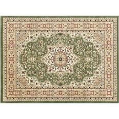 Three Posts Warren Looped Green/Beige Rug