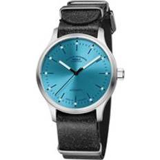 Muhle Glashutte Panova Turquoise Bue Leather Blue