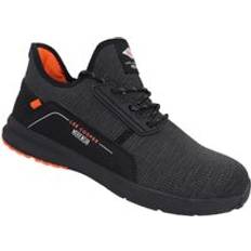 Lee Cooper Knitted Look SB SRA Lightweight Work Safety Trainers Black