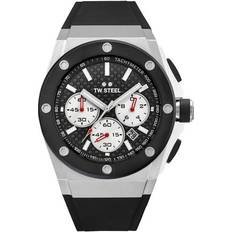 TW Steel Watches TW Steel CE4020 Men s CEO Tech Black Carbon Fiber Black Silicon Chronograph