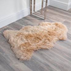 Canora Grey Omalley Sheepskin Beige
