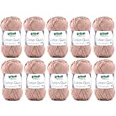 Gründl Hand Knitting Yarn, Cotton, Beige, 10 x 50g