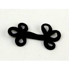 Black Buttons Minerva Chinese Button Frog Fasteners Black each