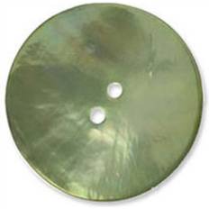 Yarn & Needlework Supplies Trimits Dyed Agoya Shell Buttons Emerald Green each
