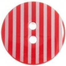 Yarn & Needlework Supplies Trimits Candy Stripe Buttons Red each