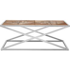 Ebern Designs Decarri Cross Legs Coffee Table