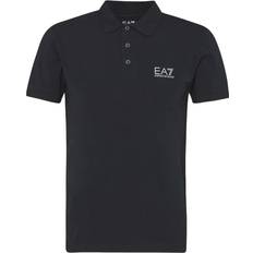 EA7 Polo Shirt Korte Mouw - Zwart