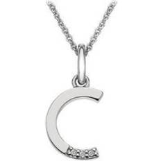 Hot Diamonds Collane Hot Diamonds Micro 'C' Sterling Silver Necklace