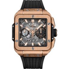 Hublot Watches Hublot Big Bang King Gold Chronograph 821.OX.0180.RX, Brown and Silver, Size: 42mm