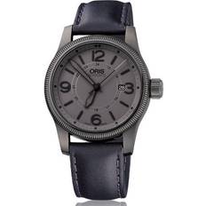 Watches Oris Oris Big Crown Small Second Pointer Day Leather D Grey