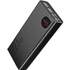 Iphone 11 mini Baseus Powerbank 20000mAh, 22,5W PD 3.0 QC4.0 Schnellladung USB C Externer Akku, Tri-Ausgängen Power Bank mit LED Display für iPhone 12 11 Xs Pro Max Mini Samsung S20 S10 usw. PPAD000101