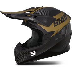 Shot Casco de Cross Pulse Line Dorado