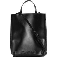 Ganni Banner Medium Tote - Black