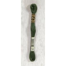 DMC Cotton Embroidery Floss Dark Fern Green, 8-3/4 yards
