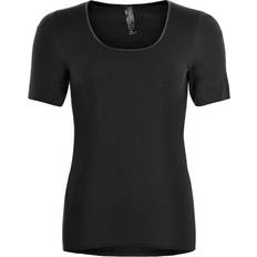 Schiesser Overdeler Schiesser Luxury Cotton T-Shirt Colour: 000-Black, UK-14 EU-40