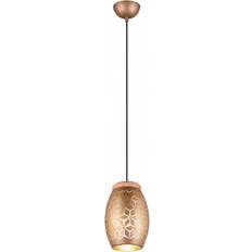 Lamper Trio Lighting Bidar Ø 15 cm Kaffebrun Pendel ∅ 15cm