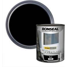Ronseal Black Paint on sale Ronseal Ronseal Upvc Paint Satin 750Ml Black 0.75L