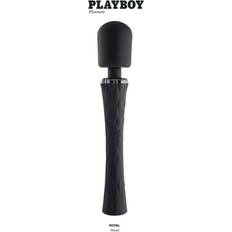 Playboy Vibrador de varita Royal Negro