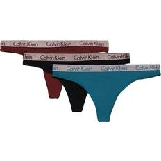 Calvin Klein Radiant Cotton Thong 3-pack - Multi