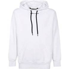 Palm Angels Classic Logo White Oversized Hoodie