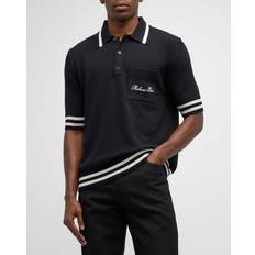 Polo Shirts Balmain Black Signature Polo