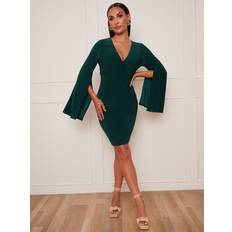 Chi Chi London Bodycon Dress, Green