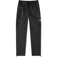 Bape Trousers Bape Black Detachable Relaxed Trousers Black