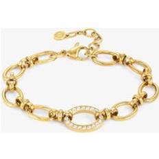 Nomination Stainless Steel Bracelets Nomination Affinity Gold Steel Crystal Bracelet 23cm