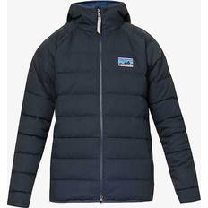 Patagonia Mens Blue 50th Anniversary High-neck Quilted Regular-fit Cotton-down Jacket