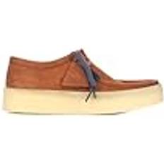 Herre - Læder Mokkasiner Clarks Wallabee Cup Tan Nubuck Male Marrón