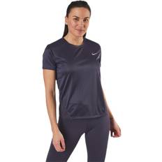Nike Miler Top T-shirt - Purple/Silver